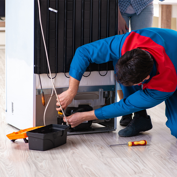 how much do you charge for refrigerator repair services in Hampshire County